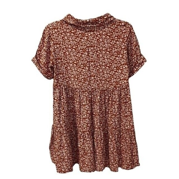 Ces Femme Ditsy Print Babydoll Dress Size Small - Picture 5 of 7